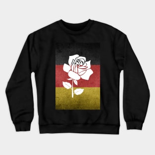 white Rose Resistance Crewneck Sweatshirt